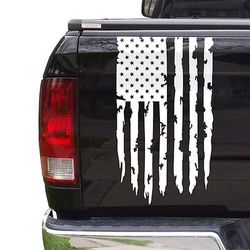 adesivo per auto con decalcomania in vinile per portellone posteriore camion bandiera americana americana compatibile con la maggior parte dei camioncini e la maggior parte dei veicoli