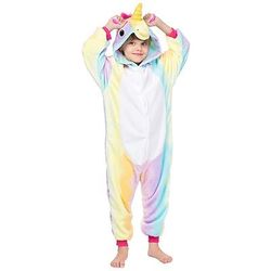 Costume da band di animali Pigiama Kigurumi Costume di fantasia Costume tutina Fantasia animale Unicorno Cartone animato Caldo Comodo Bambini Unisex Ragazzi e Ragazze Natale Halloween Carnevale Feste