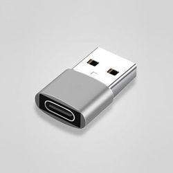 usb-c femmina a usb maschio adattatore tipo-c a usb connettore del caricatore per iphone 12 13 pro max se airpods ipad air samsung galaxy s22 s21 nota 20 a71 a72
