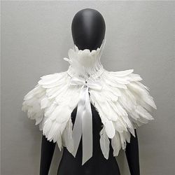 Retrò Vintage Punk Gotico Scialli Mantello di piume Strega malefico Drag queen Costume Per donna Fantasia Notte di Valpurga Carnevale Mascherata Festa / Sera Parata dell'Orgoglio Mese dell'orgoglio
