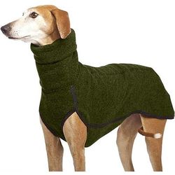 abbigliamento in pile per cani cappotto invernale caldo per cani dolcevita per cani giacca comoda maglietta morbida gilet abiti per animali domestici per cani di piccola media e grande taglia levriero