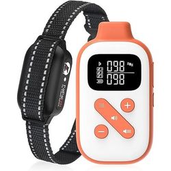 collare per cani vibrante senza shock collare di addestramento per cani con raggio di 3300 piedi con telecomando collare per cani elettrico impermeabile ipx7 senza shock/prong collare di addestramento