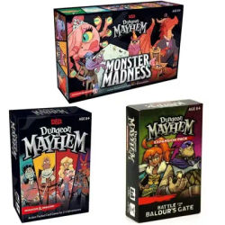 Baldur's Gate Dungeon Mayhem giochi da tavolo Monster Madness Card versione inglese giocattolo per