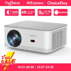 ThundeaL TD92Pro Mini Projector Full HD 1080P Projetor 5G WiFi Android 4K Video TD92 Pro Portable Beamer 3D Movie Home Theater