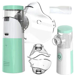 Portable Mini Nebulizer Medical Silent Handheld Inhaler Ultrasonic Nebulizer Medical Grade Atomizer Baby Kids Adult