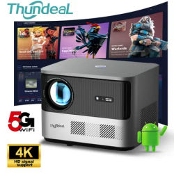 ThundeaL WiFi Projector TDA6W Full HD 1920 x 1080P LED WIFI TDA6 Projector 3D TV Video Android WiFi Home Theater Portable Beamer
