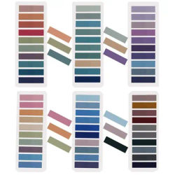 Morandi Colors Sticky Note Tabs for Book Annotation, File Classification Index Stickers, for School and Office Supplies