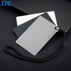 JJC White Balance Card 18% Neutral Grey Card Photography Color Correction Checker Camera Accessory
