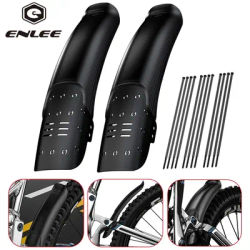 1/2PCS ENLEE Bike Hard Shell Fender Bicycle Front Rear Tire Wheel Mudguard MTB Bicycle Mud Guard Fender Cycling Part Accessories