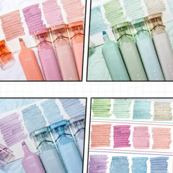 4pcs Glitter Color Shiny Pens Set Bling Sparkling Highlighter Marker 4mm Brush for Drawing Painting Art School Metallic Glitter