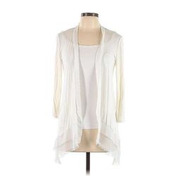 AB Studio Cardigan Sweater: Ivory - Women's Size Large