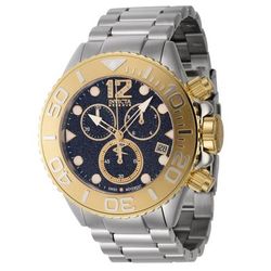 Open Box Invicta Reserve Grand Diver 0.04 Carat Diamond Swiss ETA G10.212 Caliber Men's Watch - 52mm Steel (AIC-45367)