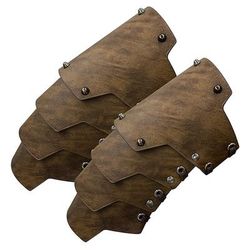 Retrò Vintage Punk Gotico Medievale Armatura Polsino Tutore per polso Vichingo Cavalieri Templari Crociato Ranger Guerriera Tiro con l'arco Costume Per uomo Vichingo Fantasia Halloween Carnevale