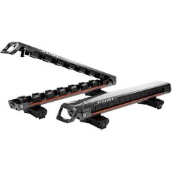 Kuat Grip Ski Rack - Gray Metallic with Orange Anodize - 4 Ski Gray Metallic with Orange Anodize GRR4G