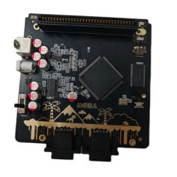 Golden 16 Bit Genesis 3 Mega Drive III Superior Quality Pcb with stereo output