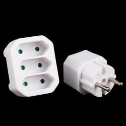 EU Conversion Plug 1 to 2 / 1 to 3 Way European Standard Power Adapter Socket Travel Plugs AC 250V
