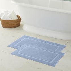 BH Studio Bath Mat Towels, 2-Pc. Set by BH Studio in Wedgewood Blue