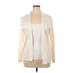 SONOMA life + style Cardigan Sweater: Ivory - Women's Size X-Large