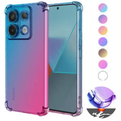 Gradient TPU Case for Xiaomi Redmi Note 14 13 Pro Plus Note 12 12S 11 11S 10 10S Protective Shockproof Cover Fundas Coque Capa