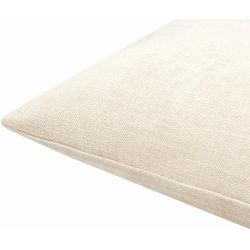 Aeneas 20" Square Modern Beige/Pearl/Ivory/Ash Throw Pillow - Boutique Rugs