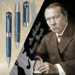 MBS Premier 1:1 Detail Sir Arthur Conan simpson MB Great Writer Luxury Roller Pen con lente