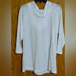 Columbia Tops | Columbia White Tunic, Sz M, Hooded, Excellent Condition | Color: White | Size: M