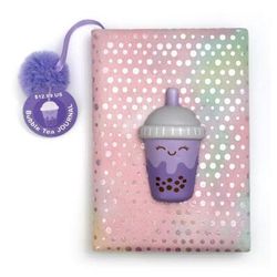 Squishy Bubble Tea Plush Journal