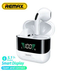 Remax TWS-10 Plus ociamique Mini HIFI Bluetooth Casque D'affichage Dans L'oreille Stéréo Fidélité
