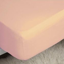 Belledorm Belledorm 200 Thread Count Cotton Percale Extra Deep Fitted Sheet (Pink) (Full) - Pink