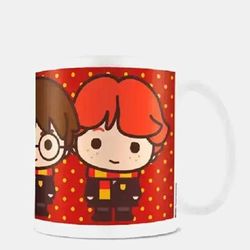 Harry Potter Chibi Mug - One Size - White/Red - Red - ONE SIZE