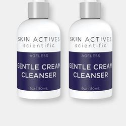 Skin Actives Scientific Gentle Cream Face Cleanser | Ageless Collection - 2-Pack