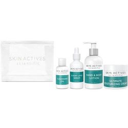 Skin Actives Scientific Ultimate Hydrating Skin Kit - Cleansing Oil, Every Lipid Serum, Ultimate Moisturizing Cream, Hand & Body Lotion