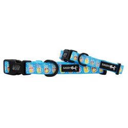 Sassy Woof Dog Collar - You Can't Sip With Us - Blue - L