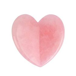 ZAQ Rose Quartz Heart Facial Gua Sha Scraping Massage Tool