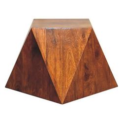 Artisan Furniture Chestnut Abstract End Table - Brown