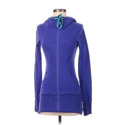 Lululemon Athletica Zip Up Hoodie: Purple Tops - Women's Size 4