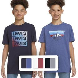 Levi's Shirts & Tops | Boys Levi’s 2 Pack Shirts | Color: Blue/Purple | Size: 5/6