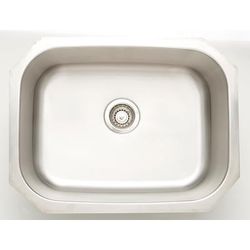 23.25-in. W CSA Approved Stainless Steel Kitchen Sink With Stainless Steel Finish And 18 Gauge - American Imaginations AI-27643