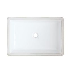 21.5-in. W 14.625-in. D CUPC Certified Rectangle Undermount Sink In White Color - American Imaginations AI-27737