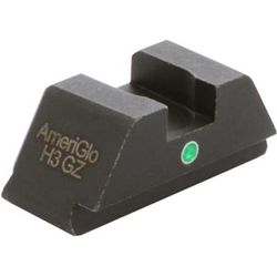 AmeriGlo i-Dot Tritium Rear Sights Classic Style for Glock 42/43/43X Rear Only-Green Tritium Lamp Single i-Dot fits MOS slide GL-105R