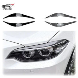 2015 à 2019 pour BMW série 2 F22 F23 220i 228i 230i M235i M240i voiture mal phare sourcils paupière couverture 3D autocollants par ABS