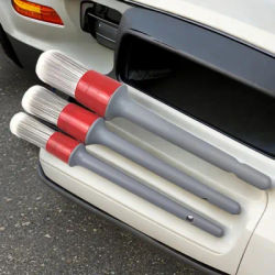 3x Auto Car Detailing Brush Set Soft Auto Detail Brush Kit nsecondi sedili esterni per ruote sedili