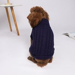 Cane Gatto Maglione Vintage Casual Inverno Traspirante Morbido Lavabile Confortevole All'aperto Casual Quotidiano Abbigliamento per Cani for Bichon Frisé Volpino di Pomerania Cucciolo Papillon Piccolo