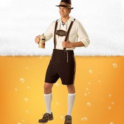 Oktoberfest Blusa / Camicia Lederhosen Oktoberfest / Birra Bavarese Bavarese Tedesco Prati Per uomo Panno in stile tradizionale