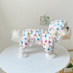 Cane Gatto Impermeabile Giacca Antipioggia Moda Carino Casual Inverno Impermeabile Lavabile All'aperto Casual Quotidiano Abbigliamento per Cani for Bichon Frisé Volpino di Pomerania Cucciolo Papillon