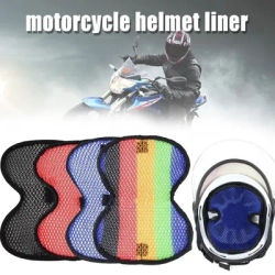 Fodera per casco traspirante per casco da moto fodera per cuscino cuscino per casco imbottitura