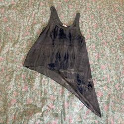 Urban Outfitters Tops | 5/$25 Sale Silence + Noise Sheer Tie-Dye Tank | Color: Blue/Gray | Size: M