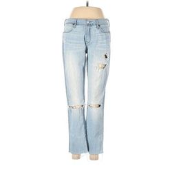Lucky Brand Jeans - Mid/Reg Rise: Blue Bottoms - Women's Size 4