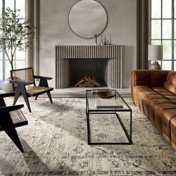 Pontalina 22"H x 22"W x 1"D Modern Black Accent Mirror - Boutique Rugs