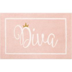 Wide Width Diva Bath Rug by Mohawk Home in Pink (Size 20" W 34" L)